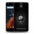 Дизайнерский силиконовый чехол для Wileyfox Storm Герб Флаг СССР