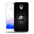 Дизайнерский пластиковый чехол для Meizu M3E Герб Флаг СССР
