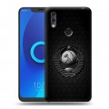 Дизайнерский силиконовый чехол для Alcatel 5V Герб Флаг СССР