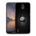 Дизайнерский силиконовый чехол для Nokia 1.3 Герб Флаг СССР