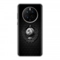 Дизайнерский силиконовый с усиленными углами чехол для Huawei Mate 50 Герб Флаг СССР