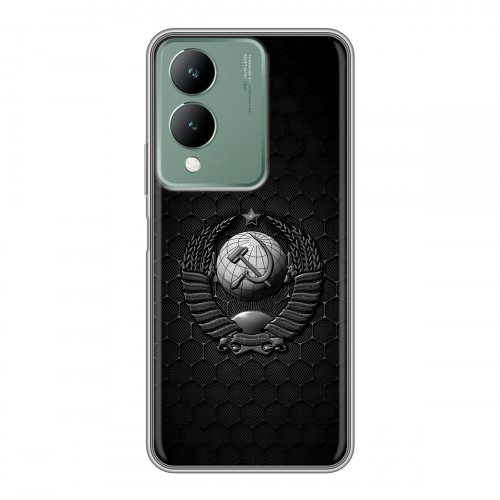 Дизайнерский силиконовый чехол для Vivo Y17s Герб Флаг СССР