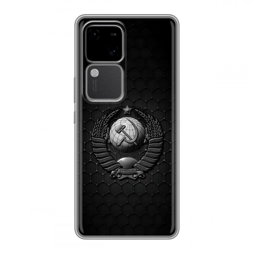 Дизайнерский силиконовый чехол для Vivo V30 5G Герб Флаг СССР