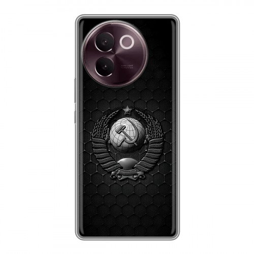 Дизайнерский силиконовый чехол для Vivo V30e Герб Флаг СССР