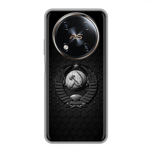 Дизайнерский силиконовый чехол для Itel RS4 Герб Флаг СССР