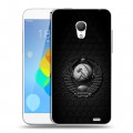 Дизайнерский пластиковый чехол для  Meizu MX3 Герб Флаг СССР