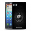 Дизайнерский пластиковый чехол для Lenovo Vibe Z Герб Флаг СССР