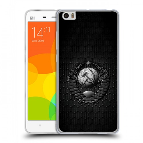 Дизайнерский пластиковый чехол для Xiaomi Mi Note Герб Флаг СССР