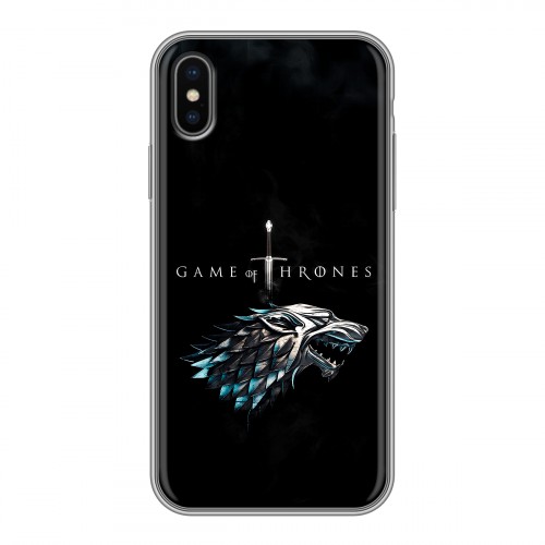 Дизайнерский силиконовый чехол для Iphone x10 Игра Престолов Game Thrones