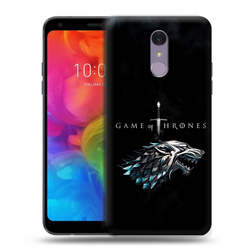 Дизайнерский пластиковый чехол для LG Q7 Игра Престолов Game Thrones