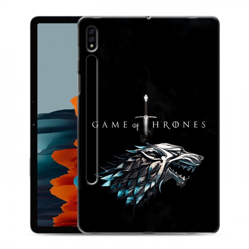 Дизайнерский силиконовый чехол для Samsung Galaxy Tab S7 Игра Престолов Game Thrones