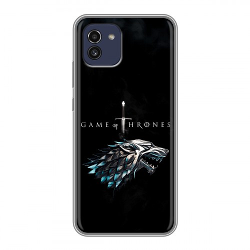 Дизайнерский силиконовый чехол для Samsung Galaxy A03 Игра Престолов Game Thrones