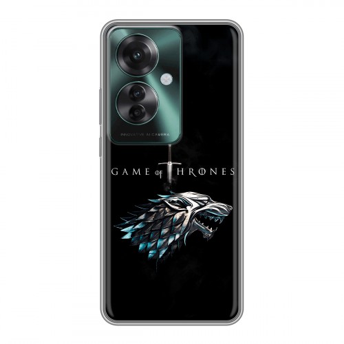 Дизайнерский силиконовый чехол для Oppo Reno 11F Игра Престолов Game Thrones