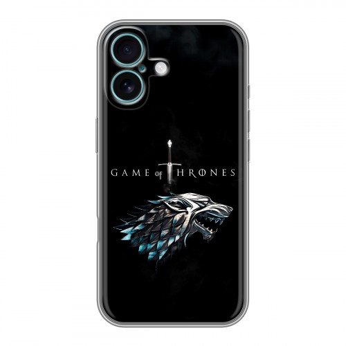 Дизайнерский силиконовый чехол для Iphone 16 Plus Игра Престолов Game Thrones