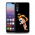 Дизайнерский силиконовый с усиленными углами чехол для Huawei P20 Pro One Piece Ван Пис