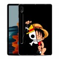 Дизайнерский силиконовый чехол для Samsung Galaxy Tab S7 One Piece Ван Пис