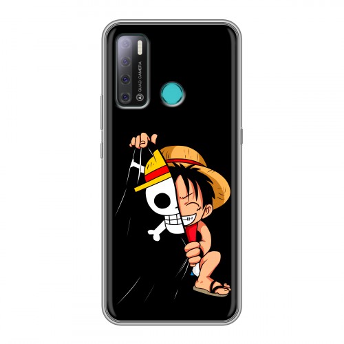 Дизайнерский силиконовый с усиленными углами чехол для Tecno Pouvoir 4 One Piece Ван Пис