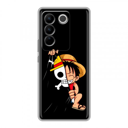 Дизайнерский силиконовый с усиленными углами чехол для Vivo V27 One Piece Ван Пис