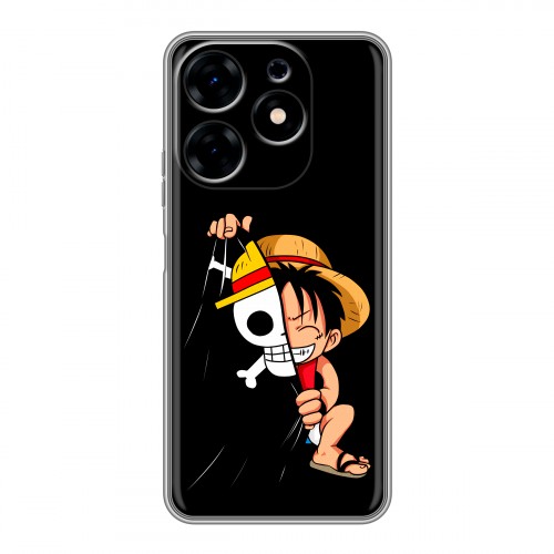 Дизайнерский силиконовый с усиленными углами чехол для Tecno Spark 10 One Piece Ван Пис