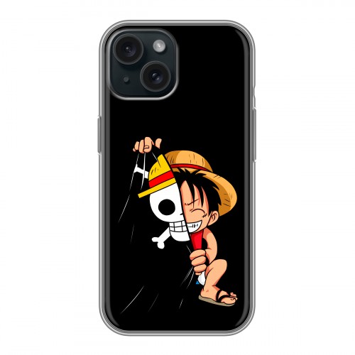Дизайнерский силиконовый чехол для Iphone 15 One Piece Ван Пис
