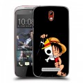 Дизайнерский пластиковый чехол для HTC Desire 500 One Piece Ван Пис