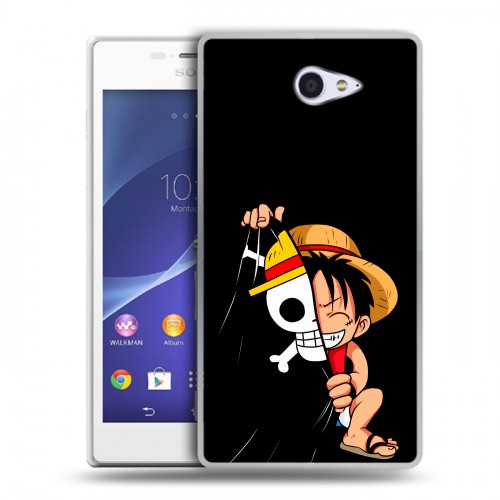 Дизайнерский пластиковый чехол для Sony Xperia M2 dual One Piece Ван Пис