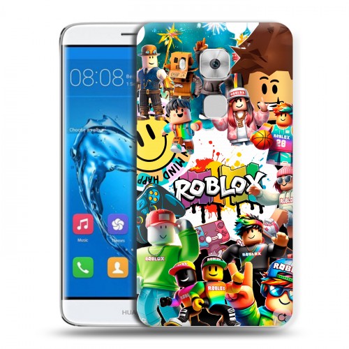 Дизайнерский пластиковый чехол для Huawei Nova Plus Roblox Роблокс