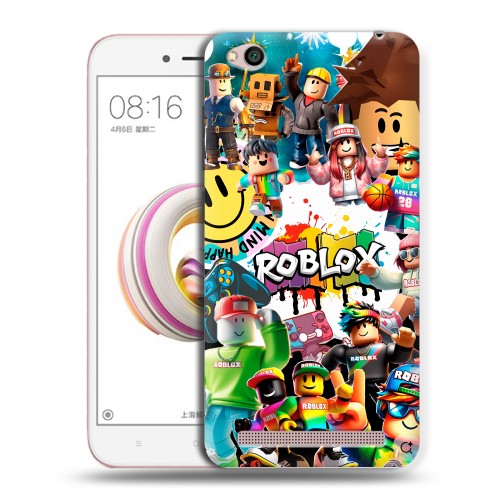 Дизайнерский пластиковый чехол для Xiaomi RedMi 5A Roblox Роблокс