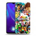 Дизайнерский пластиковый чехол для OPPO A1k Roblox Роблокс