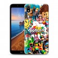 Дизайнерский пластиковый чехол для Xiaomi RedMi 7A Roblox Роблокс