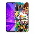 Дизайнерский силиконовый чехол для Realme 5 Roblox Роблокс