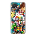 Дизайнерский силиконовый чехол для OPPO A15 Roblox Роблокс