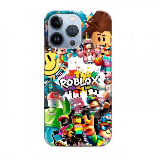 Дизайнерский силиконовый чехол для Iphone 13 Pro Roblox Роблокс