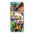 Дизайнерский силиконовый чехол для Xiaomi Redmi 10C Roblox Роблокс