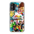 Дизайнерский силиконовый чехол для Itel A27 Roblox Роблокс