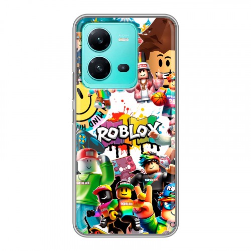 Дизайнерский силиконовый чехол для Vivo V25 Roblox Роблокс