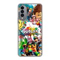 Дизайнерский силиконовый чехол для Wiko T50 Roblox Роблокс