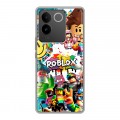 Дизайнерский силиконовый чехол для Vivo S17e Roblox Роблокс