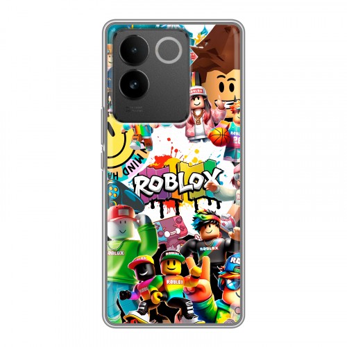Дизайнерский силиконовый чехол для Vivo S17e Roblox Роблокс