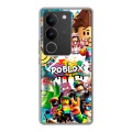 Дизайнерский силиконовый чехол для Vivo S17 Roblox Роблокс