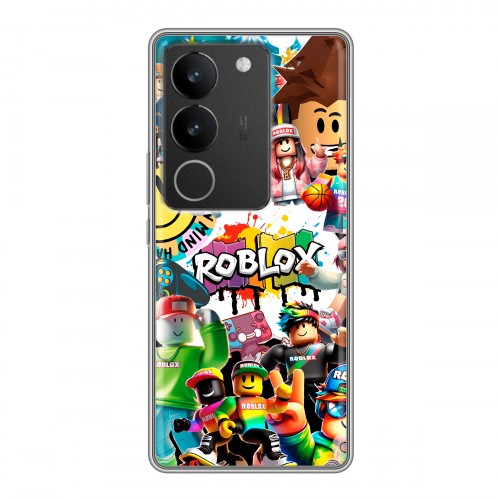 Дизайнерский силиконовый чехол для Vivo S17 Roblox Роблокс