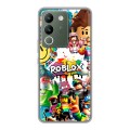 Дизайнерский силиконовый чехол для Vivo V29e Roblox Роблокс