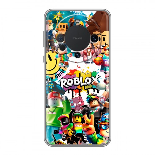Дизайнерский силиконовый чехол для Huawei Mate 60 Roblox Роблокс