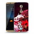 Дизайнерский пластиковый чехол для ZTE Axon 7 Hazbin Hotel Отель Хазбин