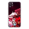 Дизайнерский силиконовый чехол для Iphone 11 Pro Hazbin Hotel Отель Хазбин