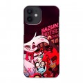 Дизайнерский силиконовый с усиленными углами чехол для Iphone 12 Mini Hazbin Hotel Отель Хазбин