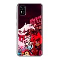 Дизайнерский силиконовый чехол для ZTE Blade A31 Hazbin Hotel Отель Хазбин