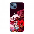 Дизайнерский силиконовый чехол для Iphone 13 Hazbin Hotel Отель Хазбин
