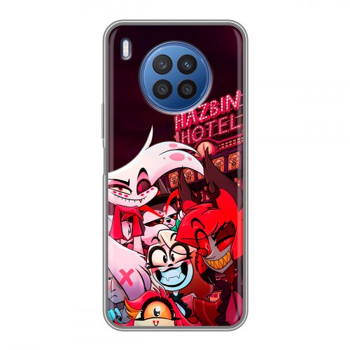 Дизайнерский силиконовый чехол для Huawei Nova 8i Hazbin Hotel Отель Хазбин