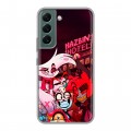 Дизайнерский пластиковый чехол для Samsung Galaxy S22 Hazbin Hotel Отель Хазбин